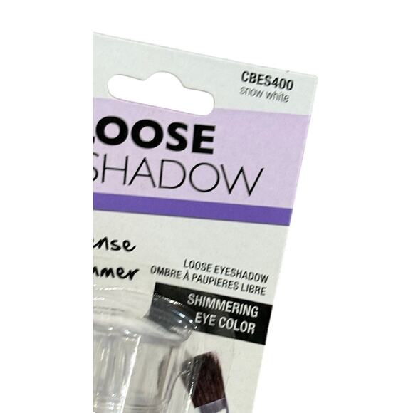 LA Colors Shimmering Loose Eyeshadow Snow White .10oz Sealed CBES400 - Picture 3 of 4